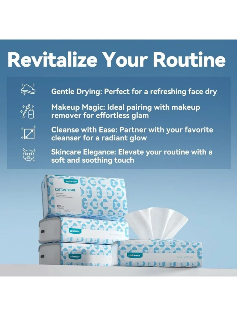600 Count Disposable Face Towels - Soft 100% Cotton, Perfect for Spa & Travel